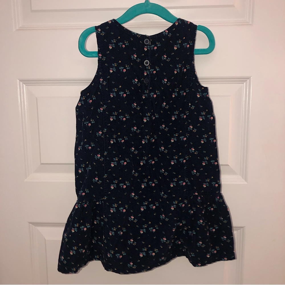 Gap  adorable corduroy shift dress. Floral fall